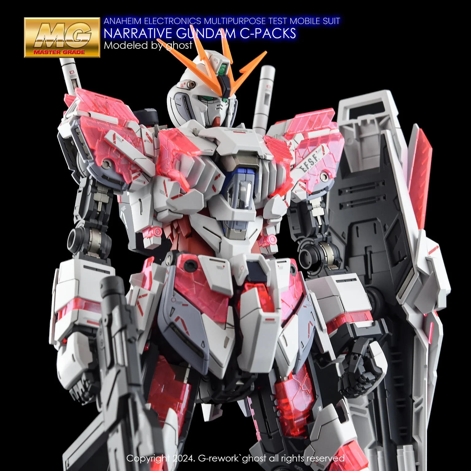 G-Rework [MG] RX-9/C NARRATIVE GUNDAM Ver.Ka - Image 9