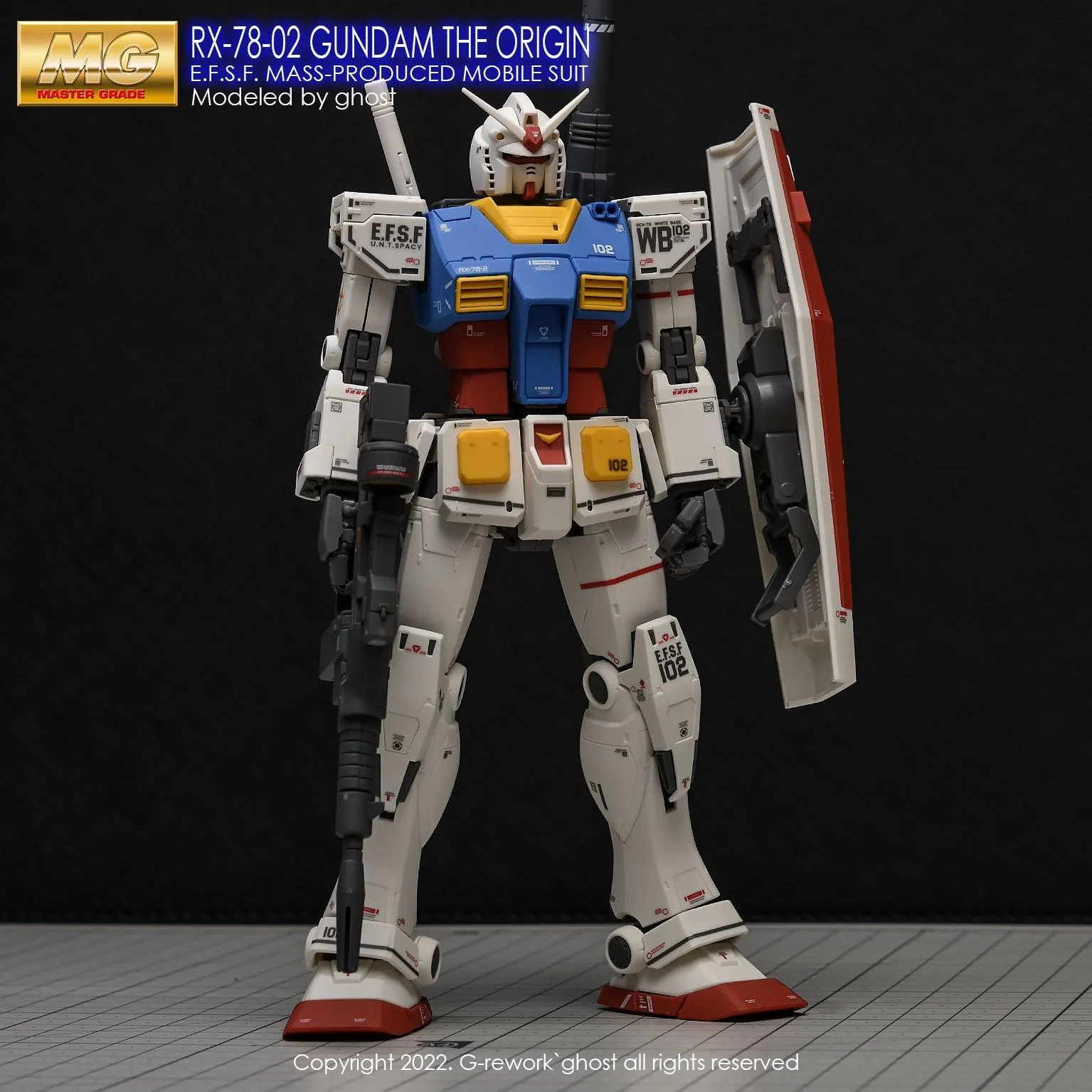 G-Rework [MG] THE ORIGIN GUNDAM (decal v2.0) - Image 10