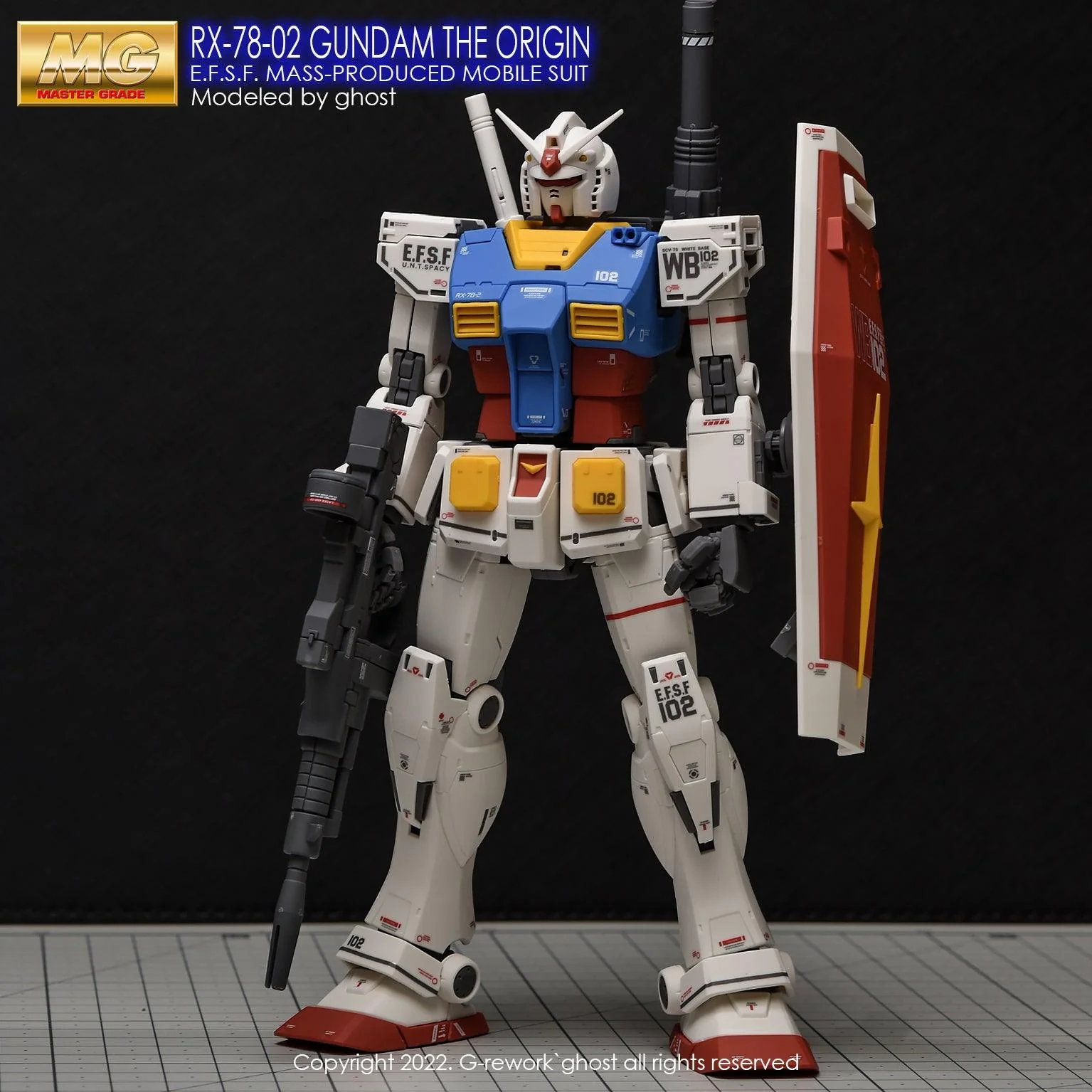 G-Rework [MG] THE ORIGIN GUNDAM (decal v2.0) - Image 9