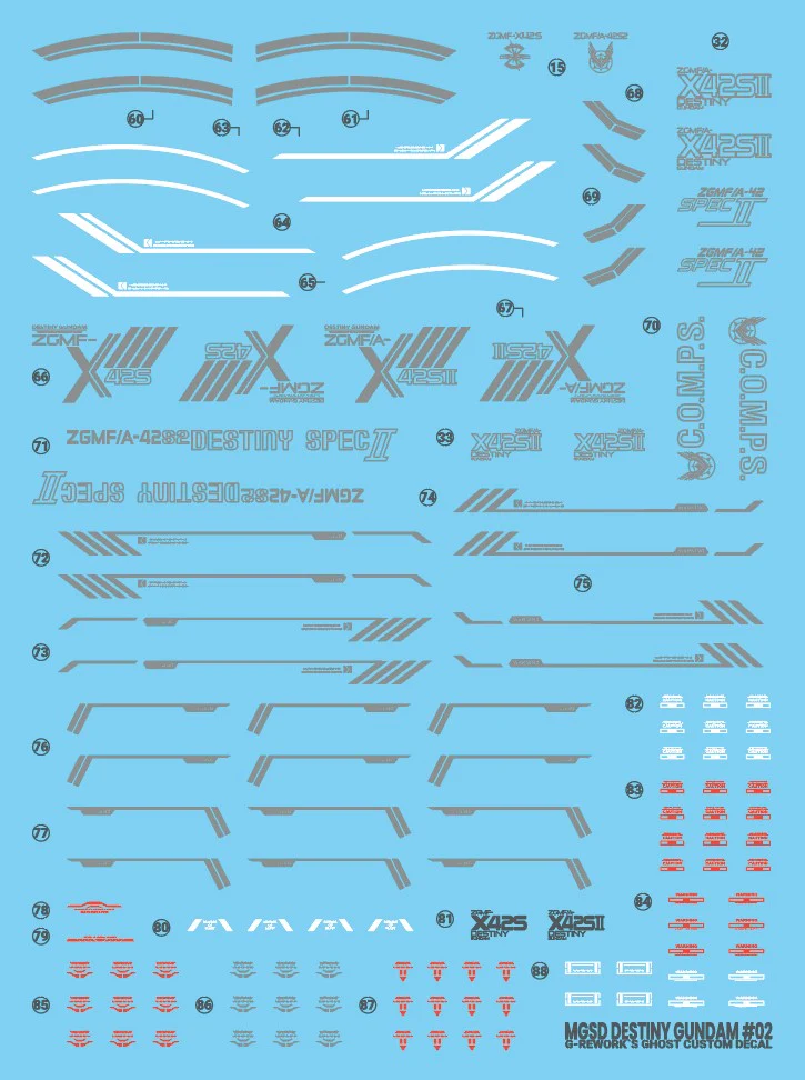 G-Rework Decal  [MGSD] DESTINY GUNDAM - Image 17