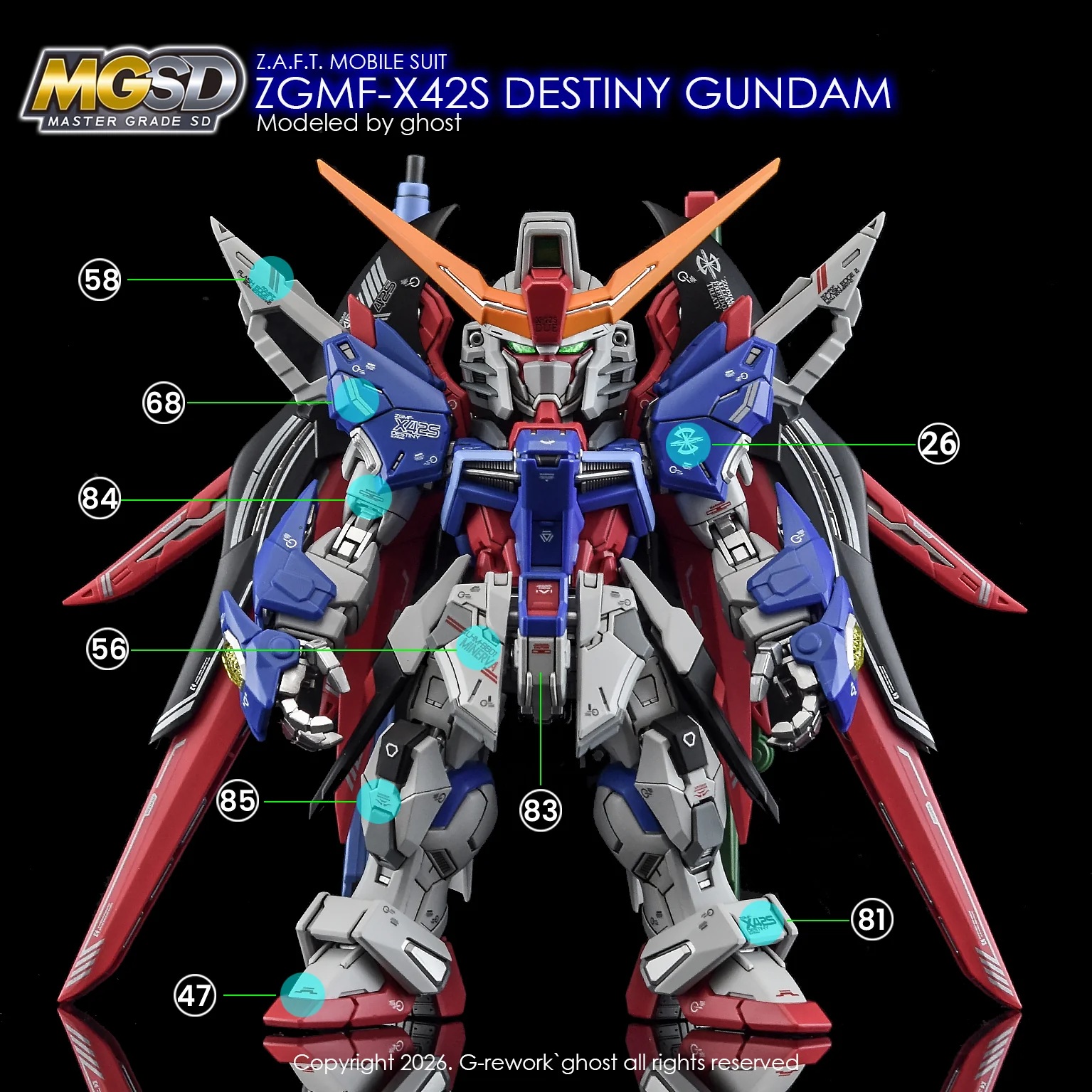G-Rework Decal  [MGSD] DESTINY GUNDAM - Image 19