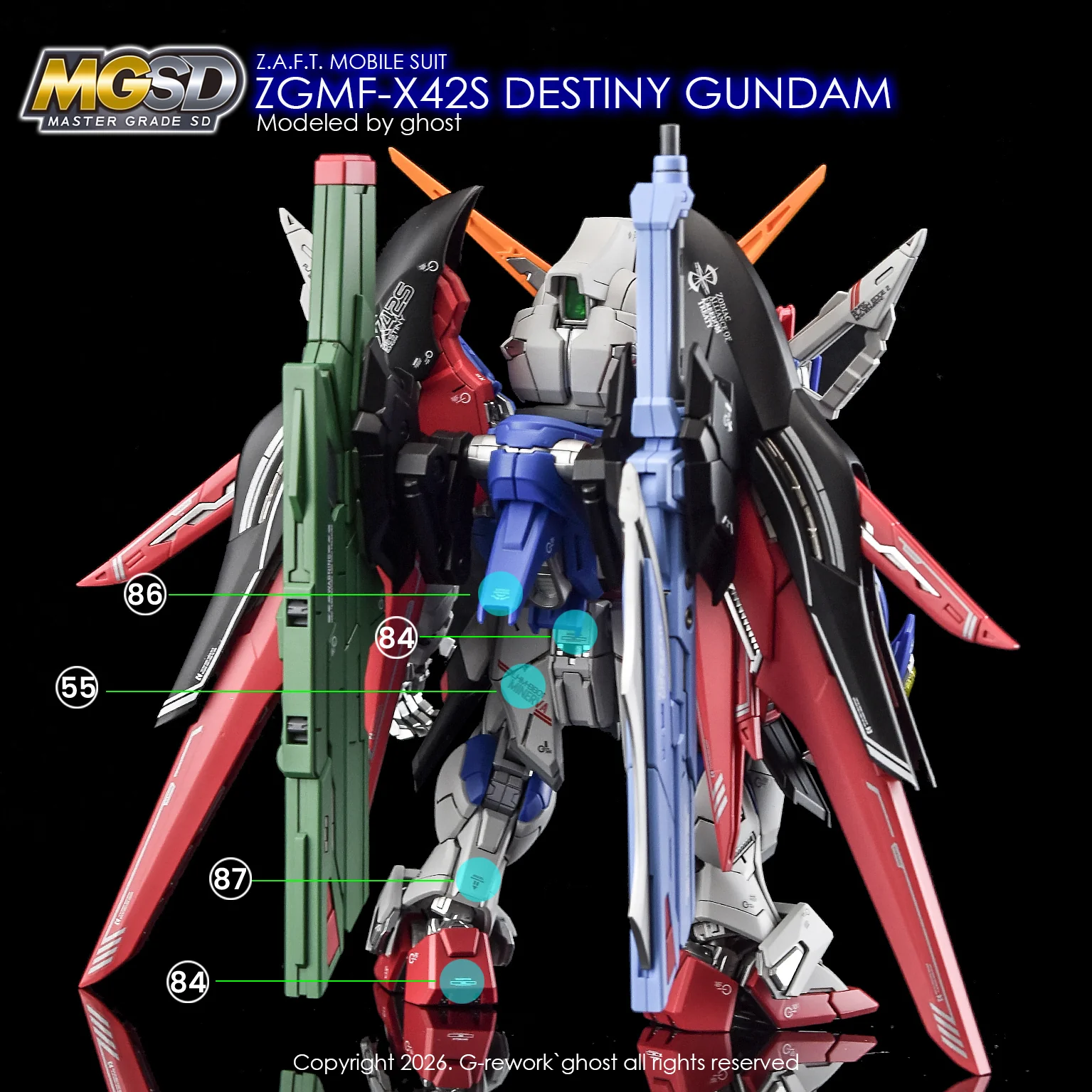 G-Rework Decal  [MGSD] DESTINY GUNDAM - Image 20
