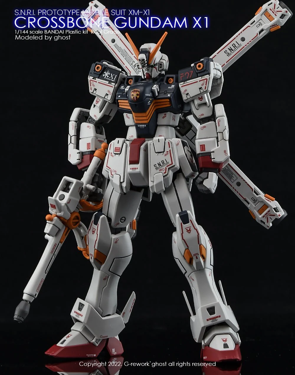 G-Rework [RG] CROSSBONE GUNDAM X1 - Image 11