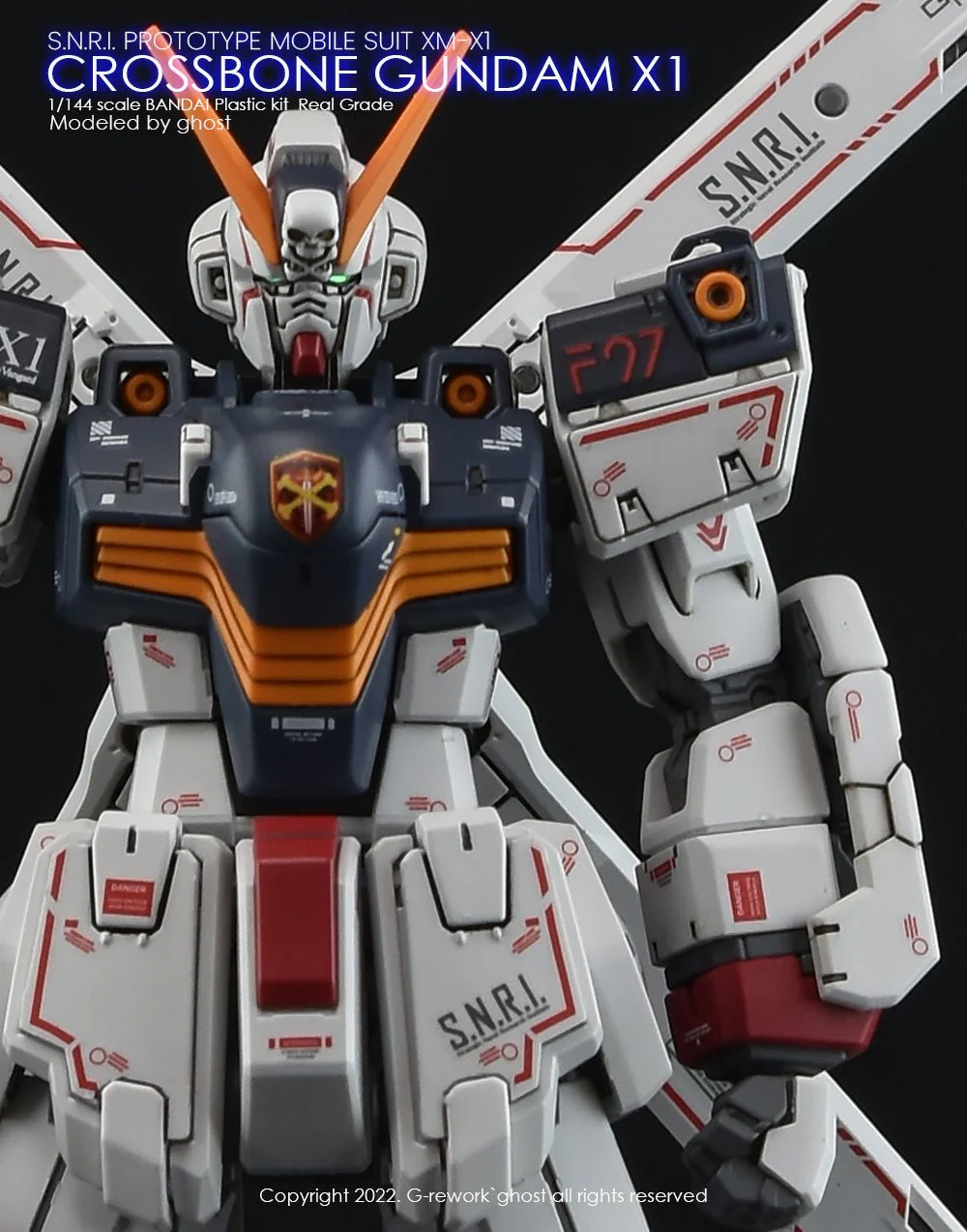 G-Rework [RG] CROSSBONE GUNDAM X1 - Image 15