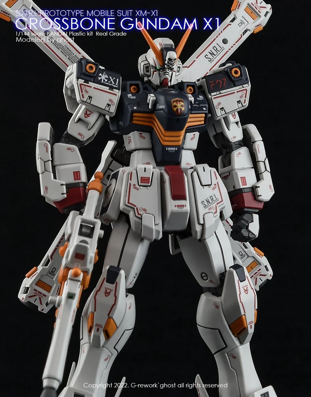 G-Rework [RG] CROSSBONE GUNDAM X1 - Image 17
