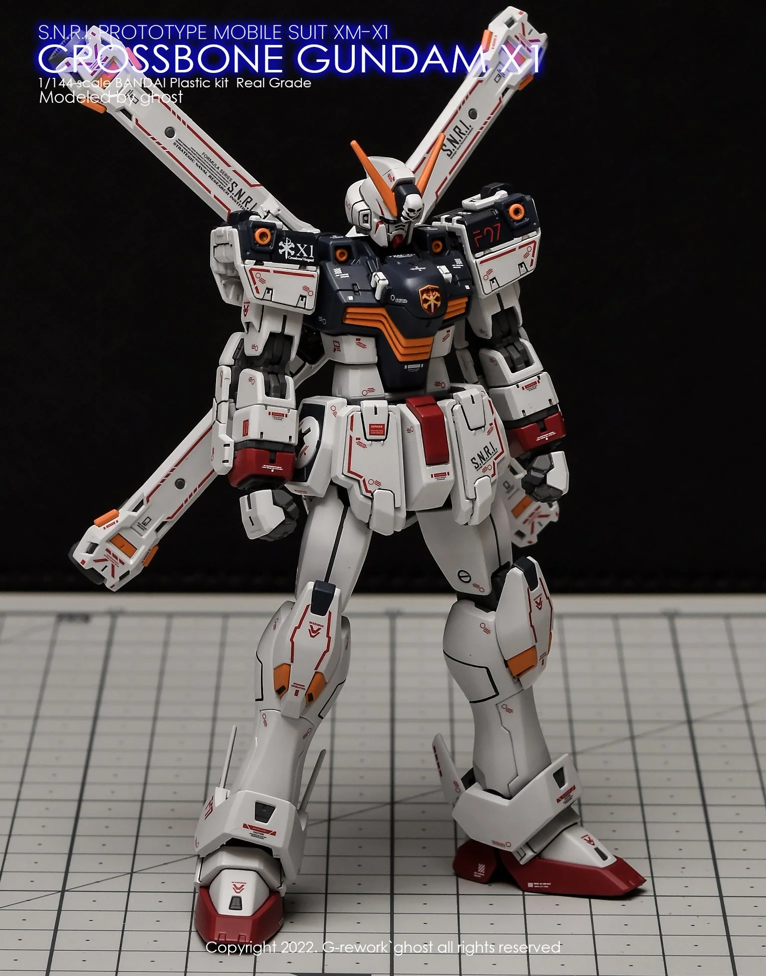 G-Rework [RG] CROSSBONE GUNDAM X1 - Image 3