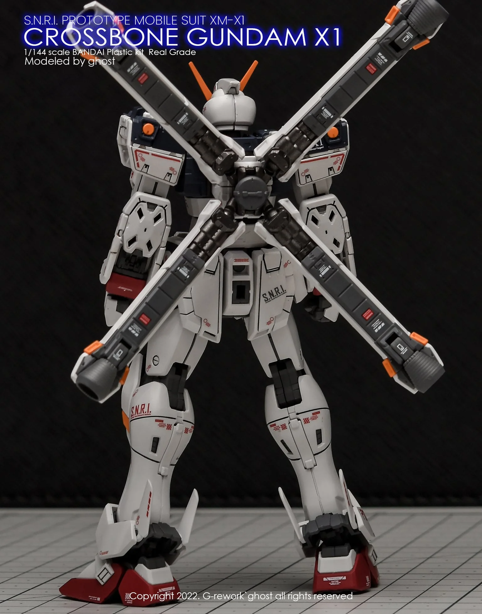 G-Rework [RG] CROSSBONE GUNDAM X1 - Image 4