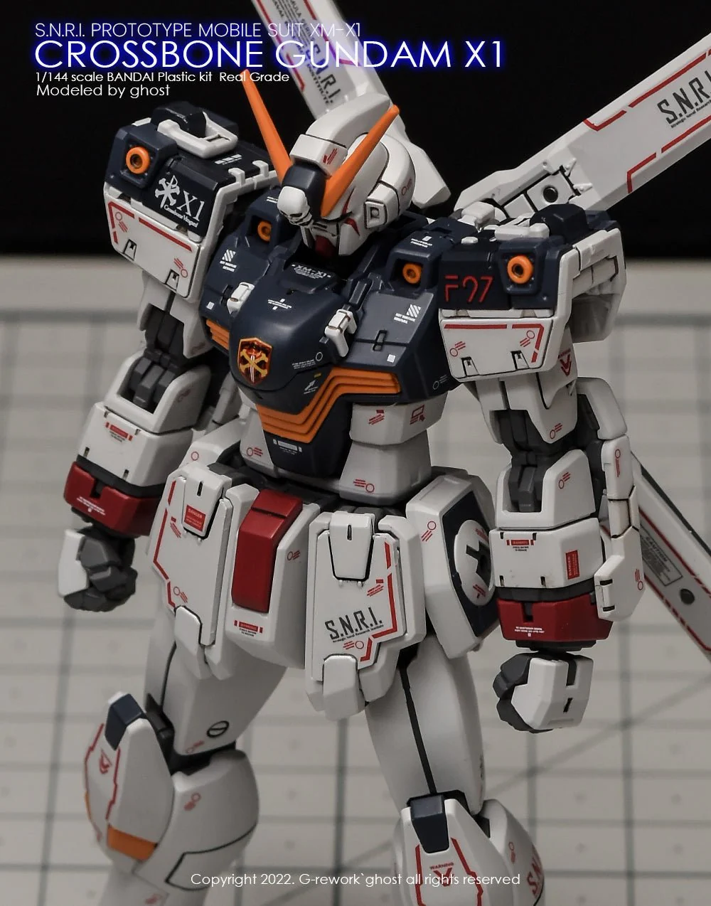G-Rework [RG] CROSSBONE GUNDAM X1 - Image 7