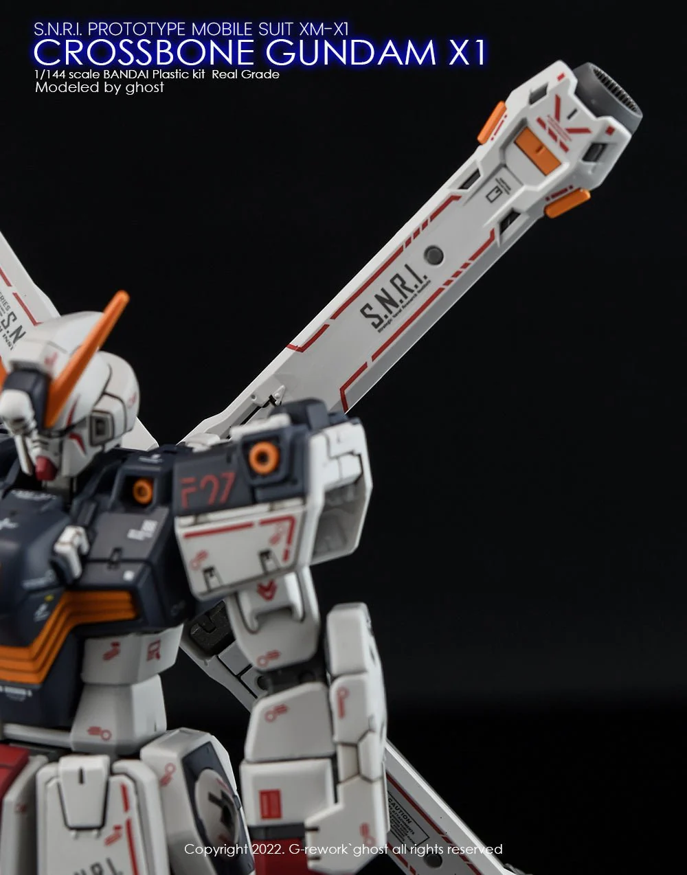 G-Rework [RG] CROSSBONE GUNDAM X1 - Image 9