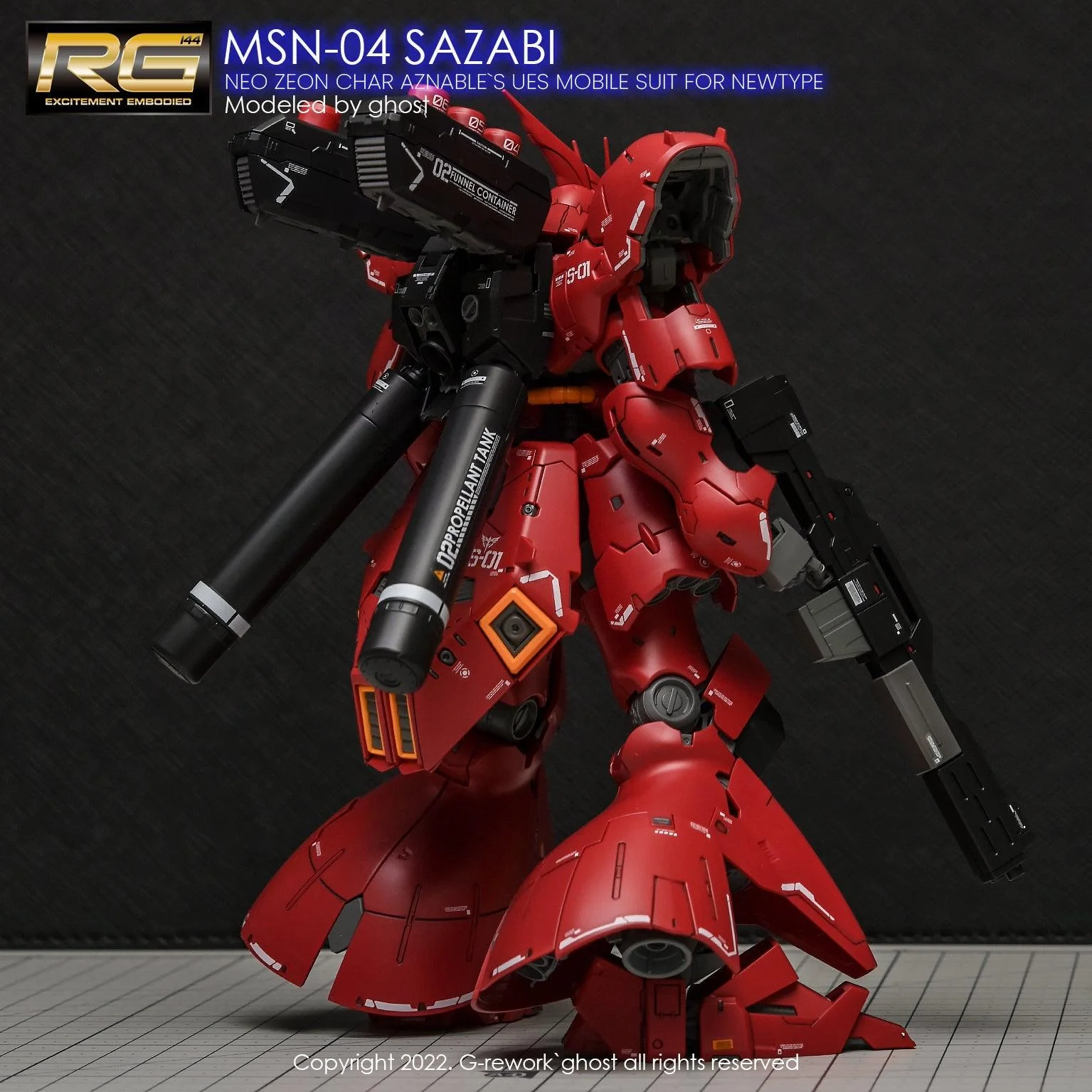 G-Rework [RG] MSN-04 SAZABI (decal v2.0) - Image 10