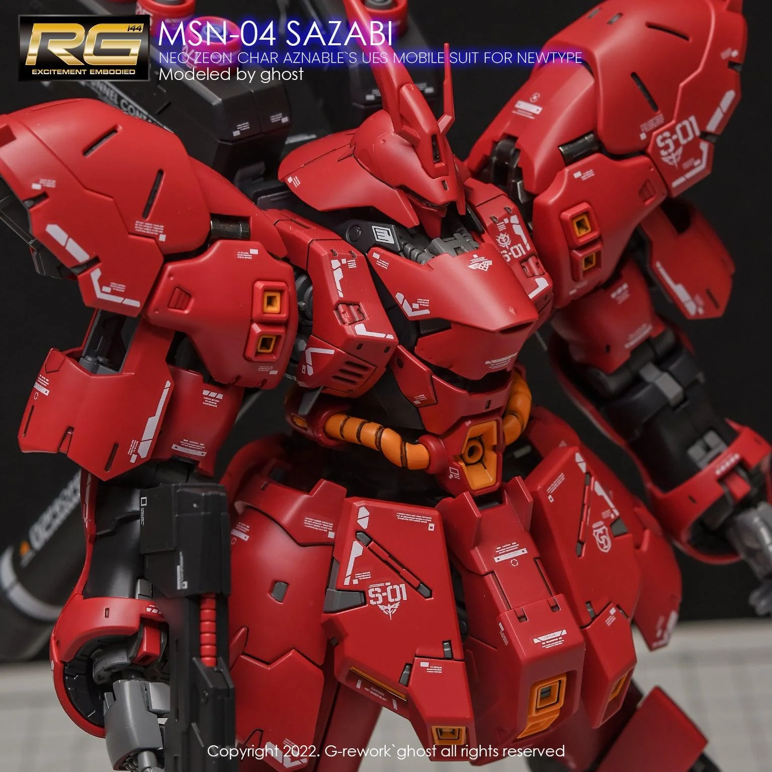 G-Rework [RG] MSN-04 SAZABI (decal v2.0) - Image 11