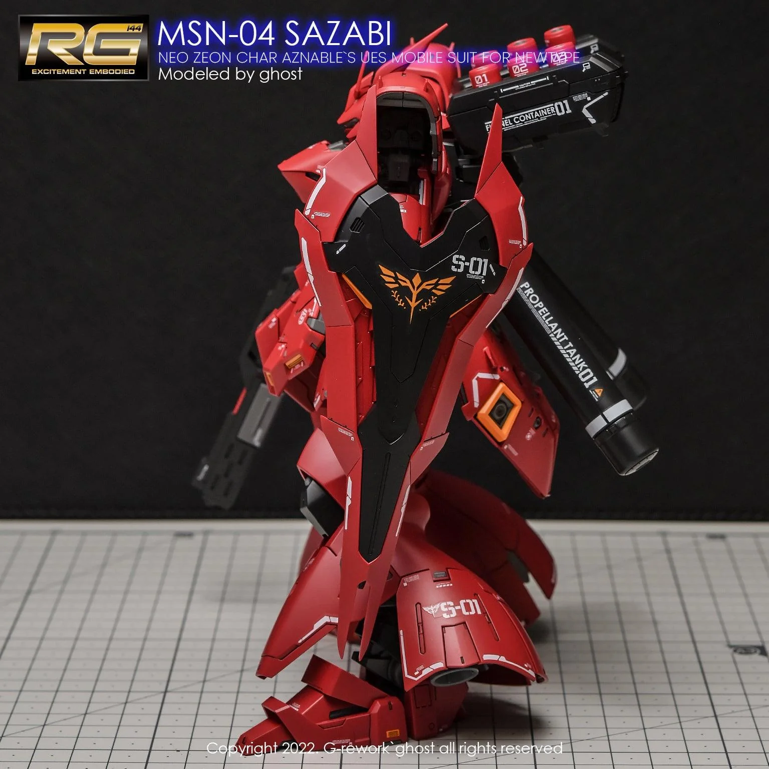 G-Rework [RG] MSN-04 SAZABI (decal v2.0) - Image 14