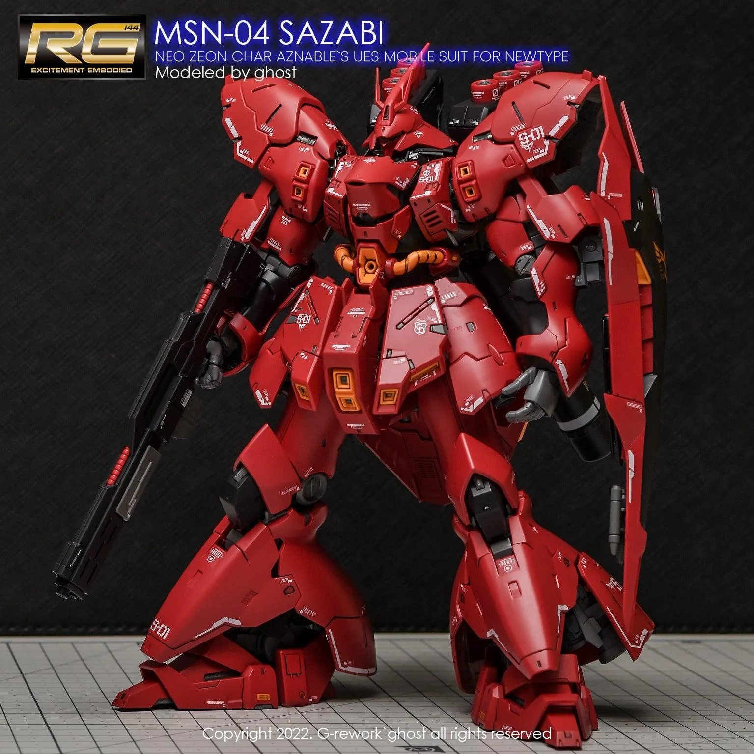 G-Rework [RG] MSN-04 SAZABI (decal v2.0) - Image 15