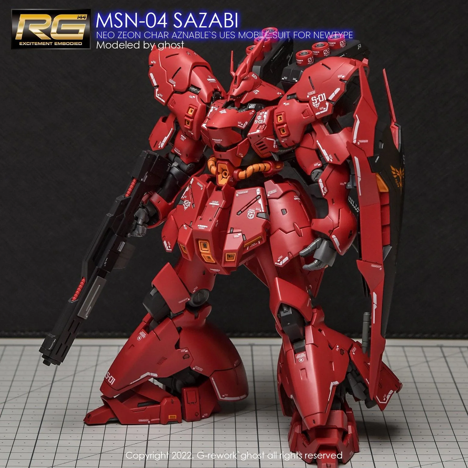 G-Rework [RG] MSN-04 SAZABI (decal v2.0) - Image 16