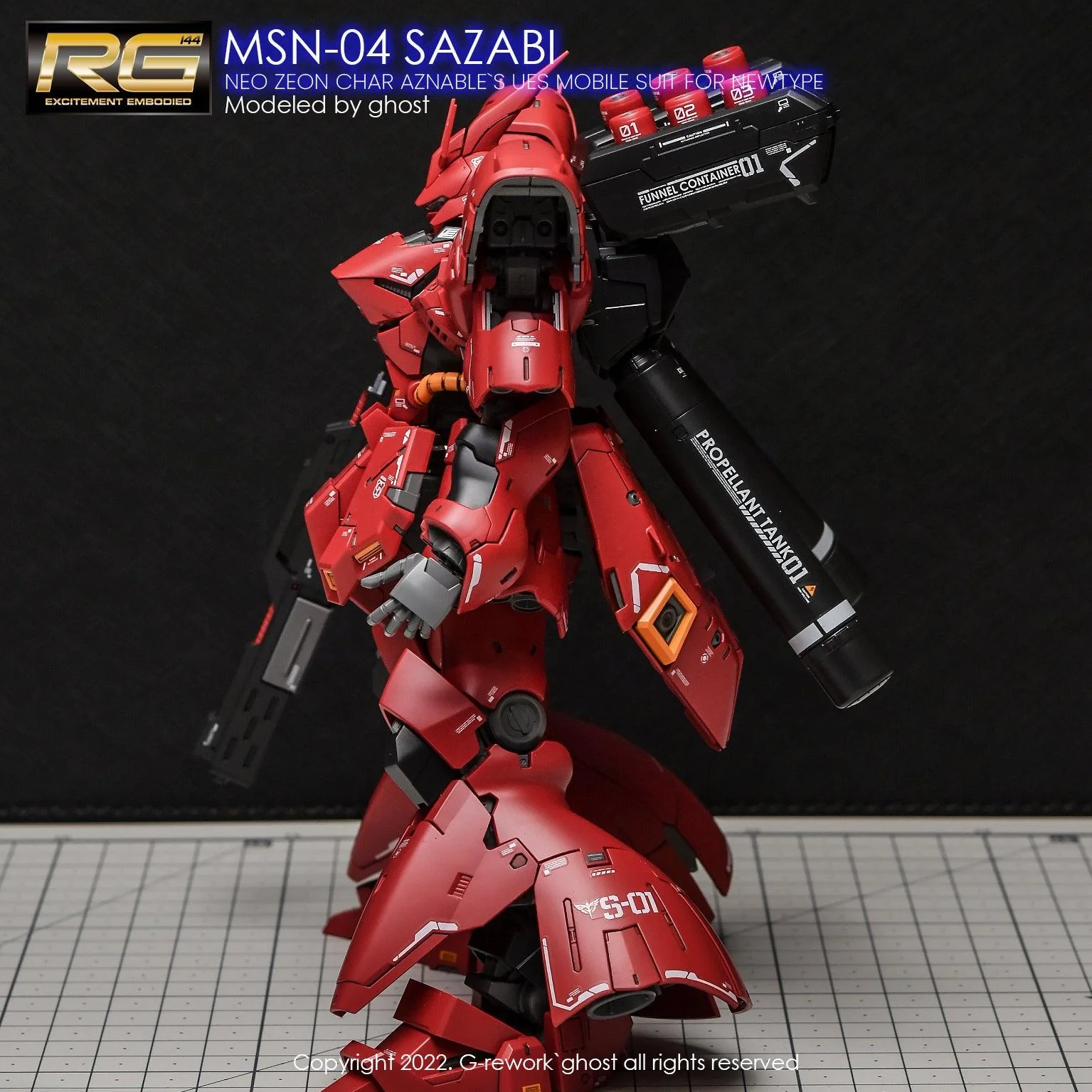 G-Rework [RG] MSN-04 SAZABI (decal v2.0) - Image 6