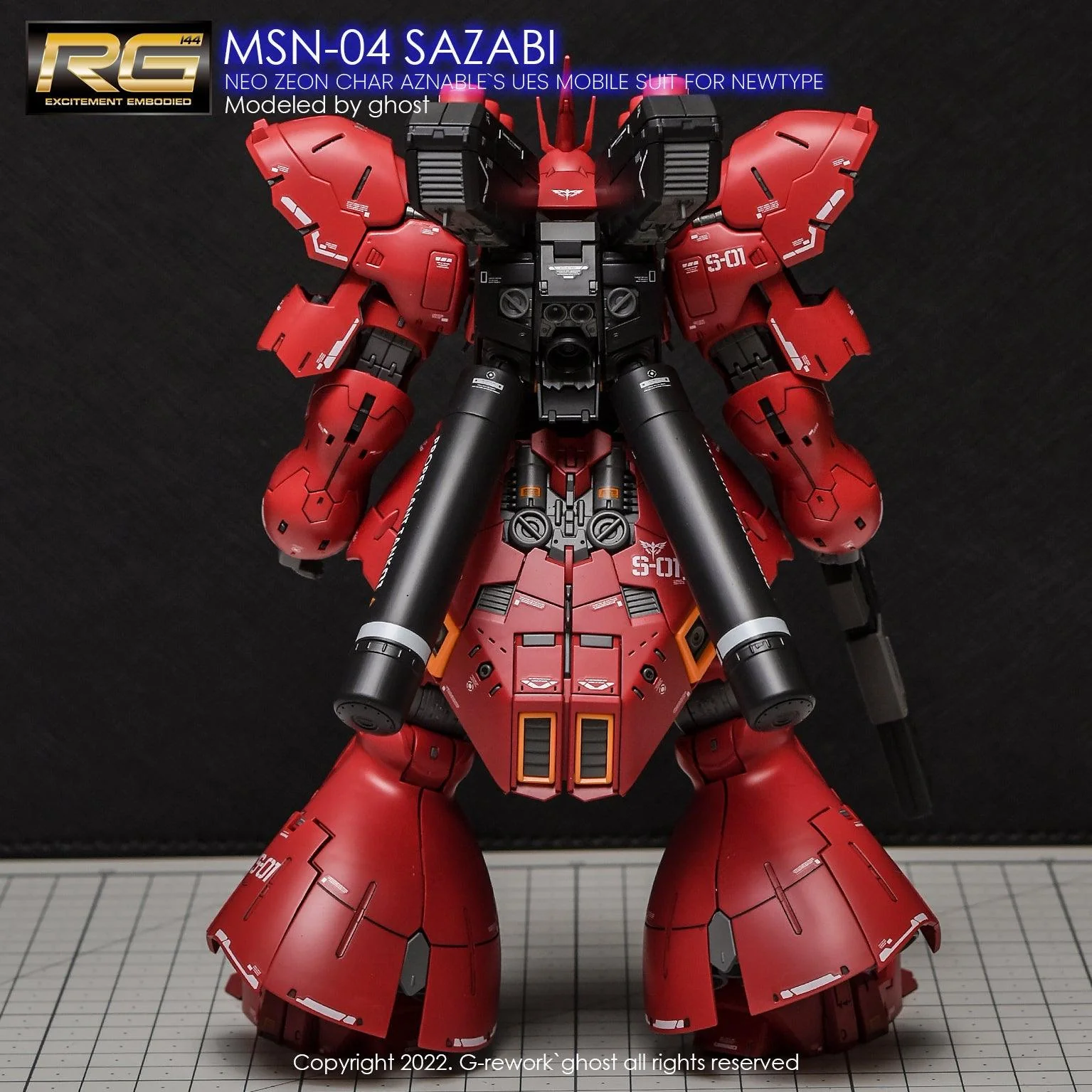 G-Rework [RG] MSN-04 SAZABI (decal v2.0) - Image 9