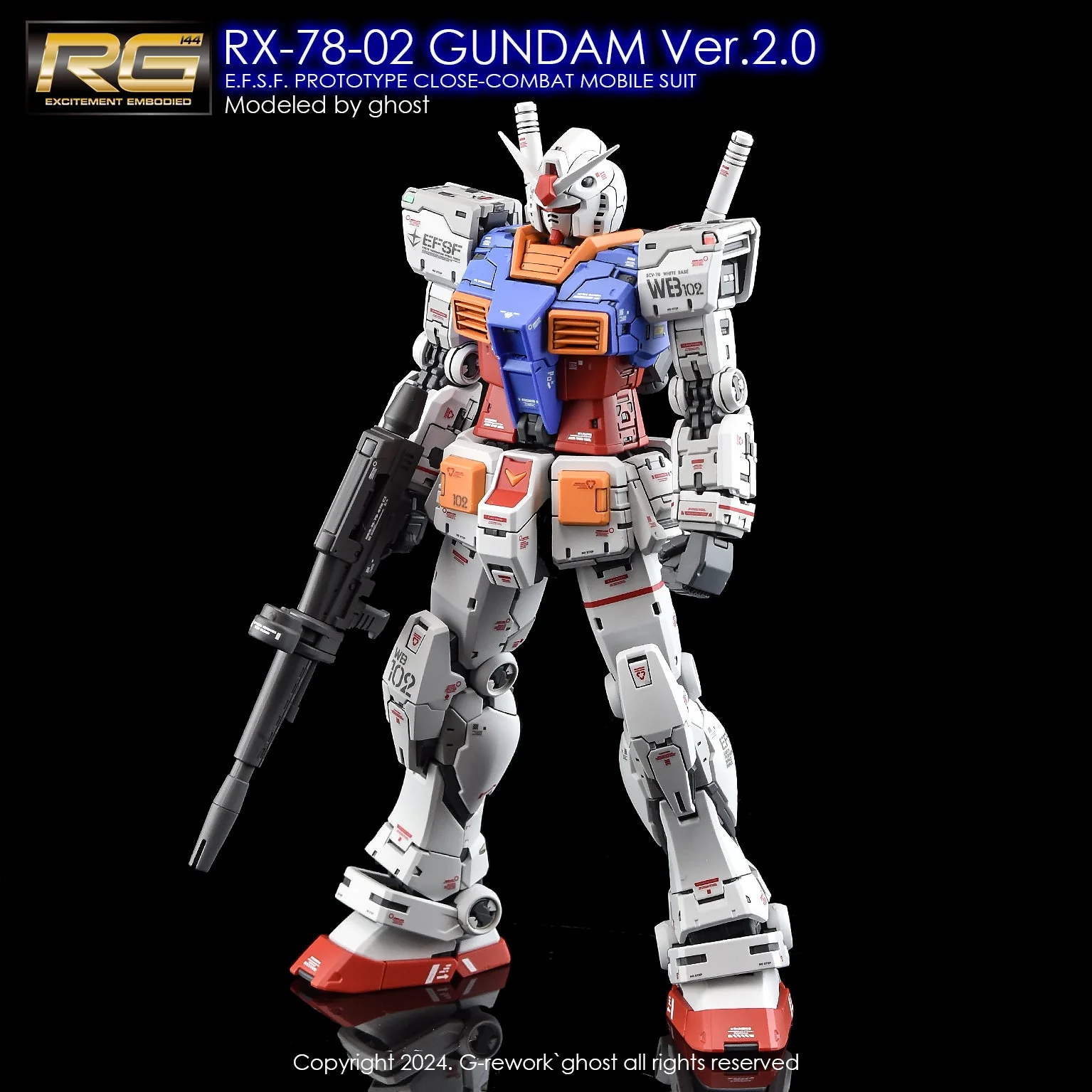 G-Rework [RG] RX-78-2 GUNDAM Ver.2.0 - Image 11