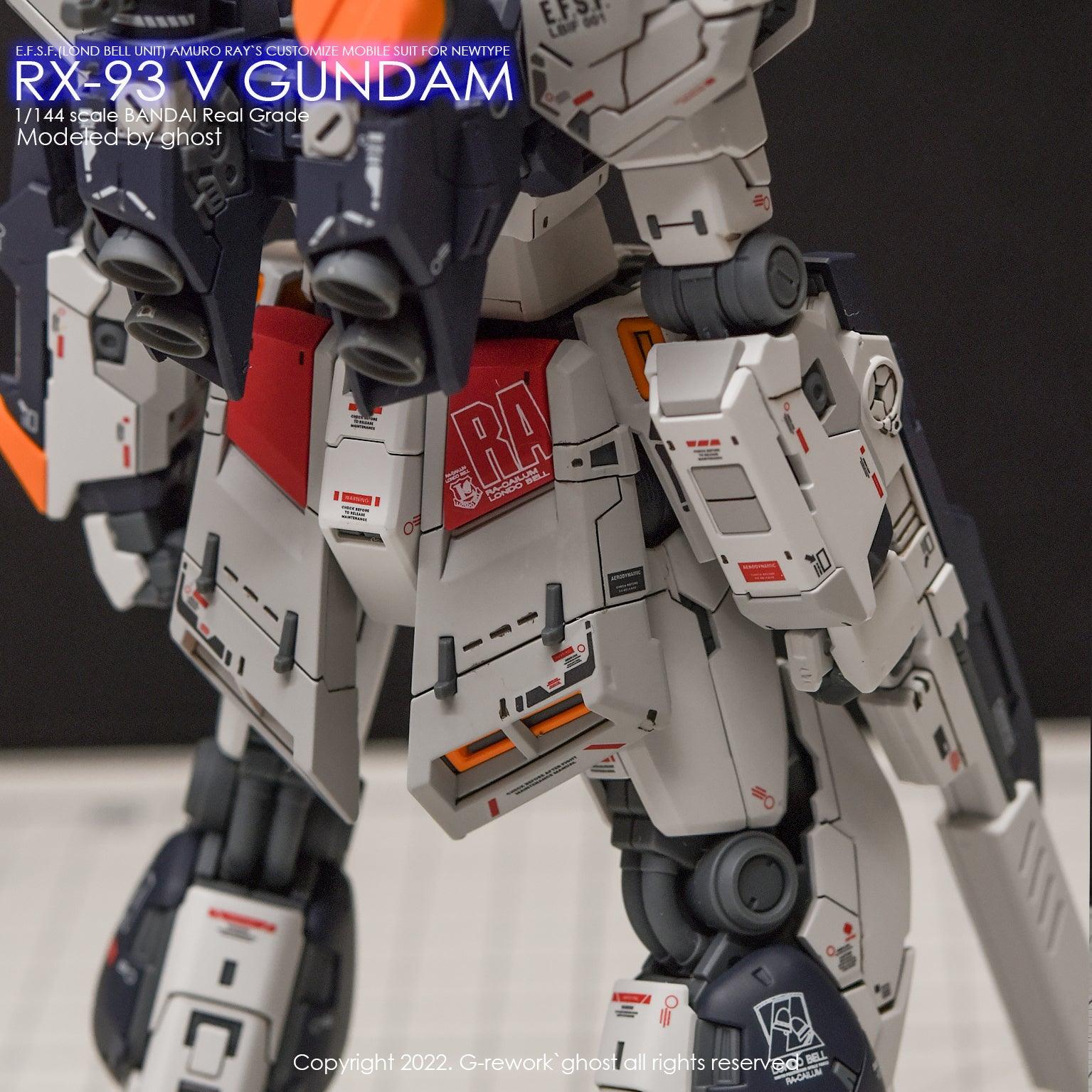 G-Rework [RG] RX-93 V GUNDAM (decal v2.0) - Image 10