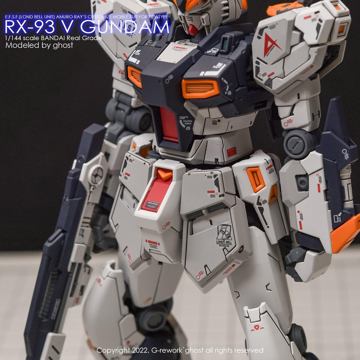 G-Rework [RG] RX-93 V GUNDAM (decal v2.0) - Image 8