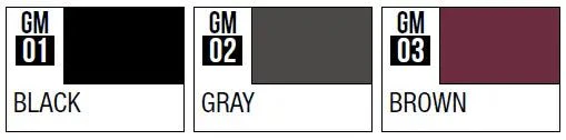 GUNDAM MARKER Ultra Thin Pen Point for Panel Lining (Gray) GM02 - Image 2