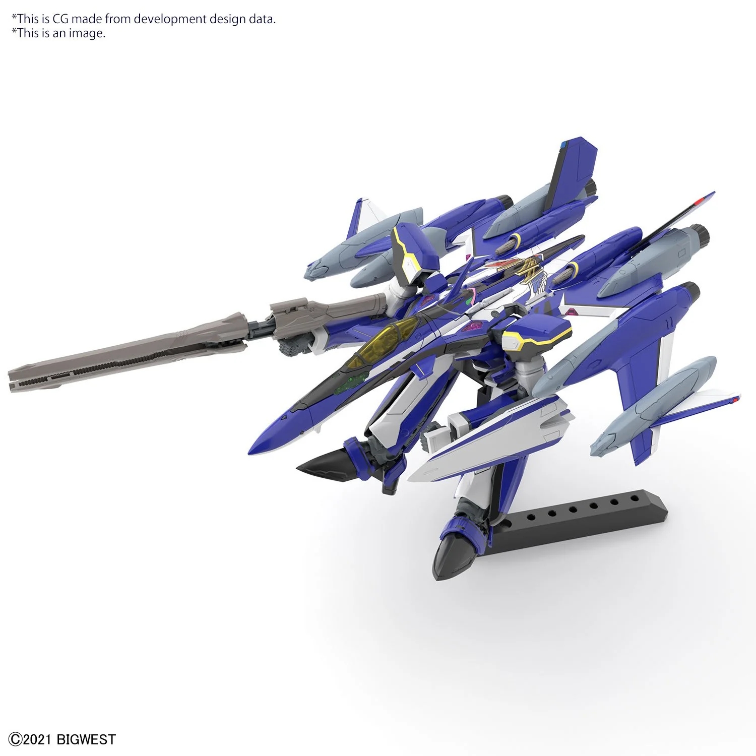 Bandai Hobby HG 1/100 YF-29 DURANDAL VALKYRIE (MAXIMILIAN JENIUS USE) FULL SET PACK - Image 11
