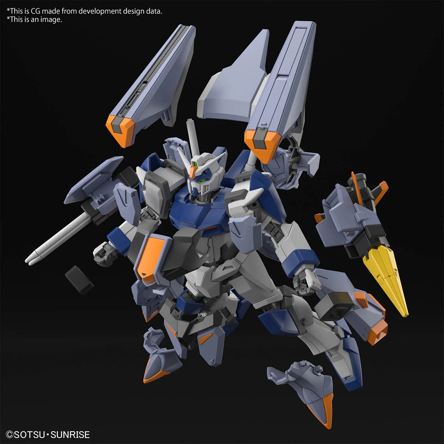 Bandai Hobby HG 1/144 #252 DUEL BLITZ GUNDAM(2024) (Slightly Damaged Box, runner perfect condition) - Image 3