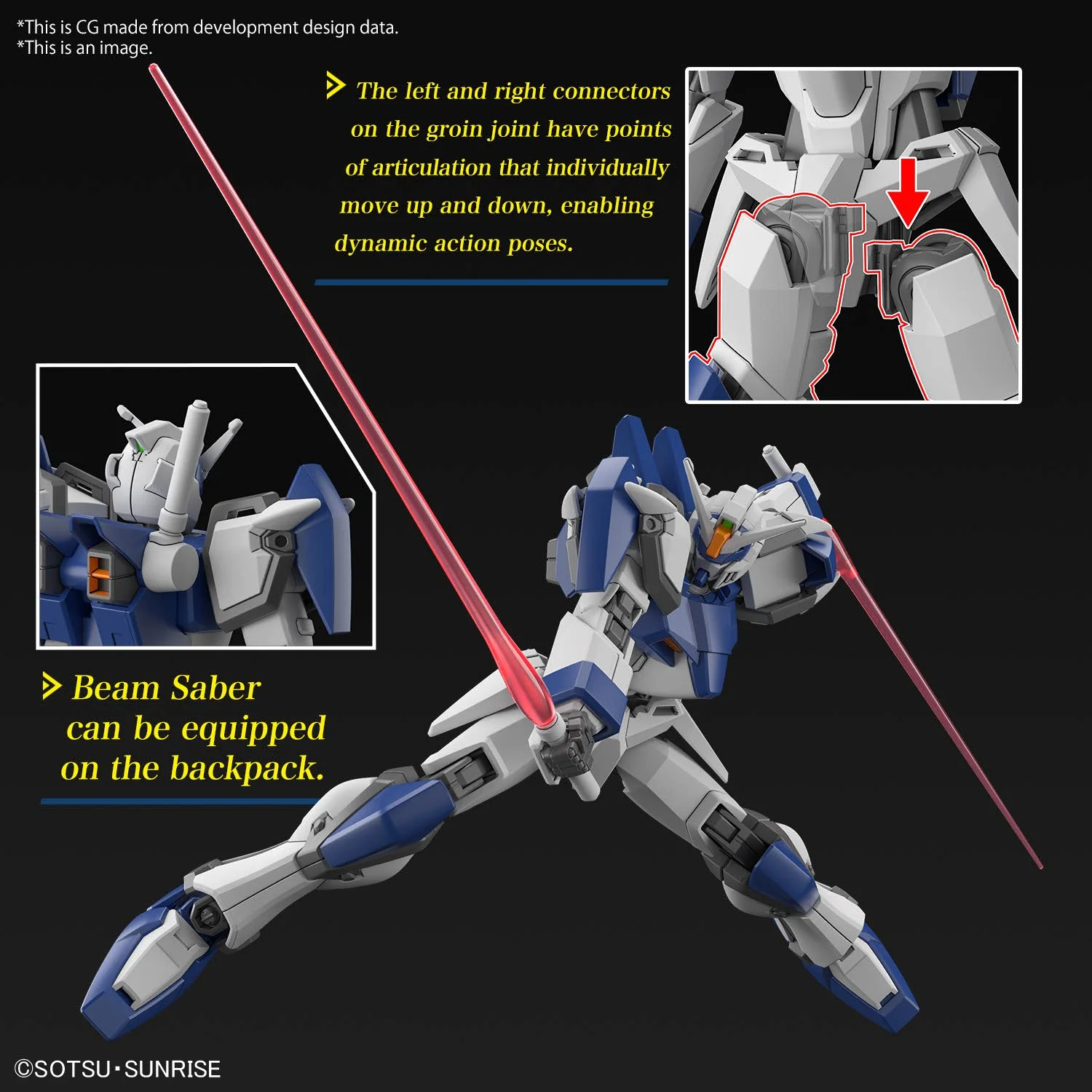 Bandai Hobby HG 1/144 #252 DUEL BLITZ GUNDAM(2024) (Slightly Damaged Box, runner perfect condition) - Image 5