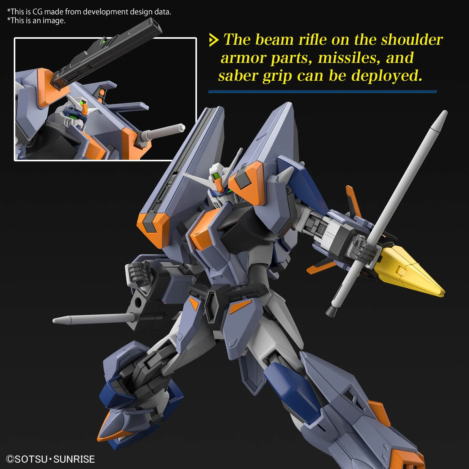 Bandai Hobby HG 1/144 #252 DUEL BLITZ GUNDAM(2024) (Slightly Damaged Box, runner perfect condition) - Image 9