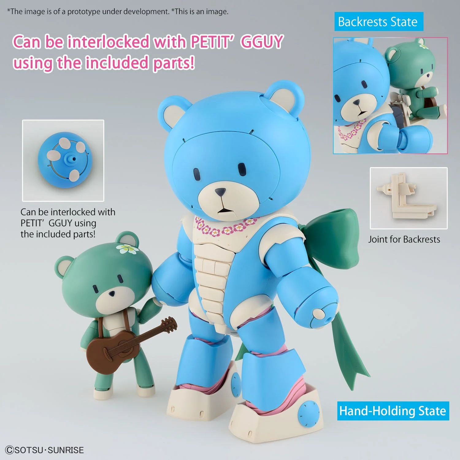 Bandai Hobby HG 1/144 #9 BEARGGUY OHANA & ALOHARO SET - Image 3