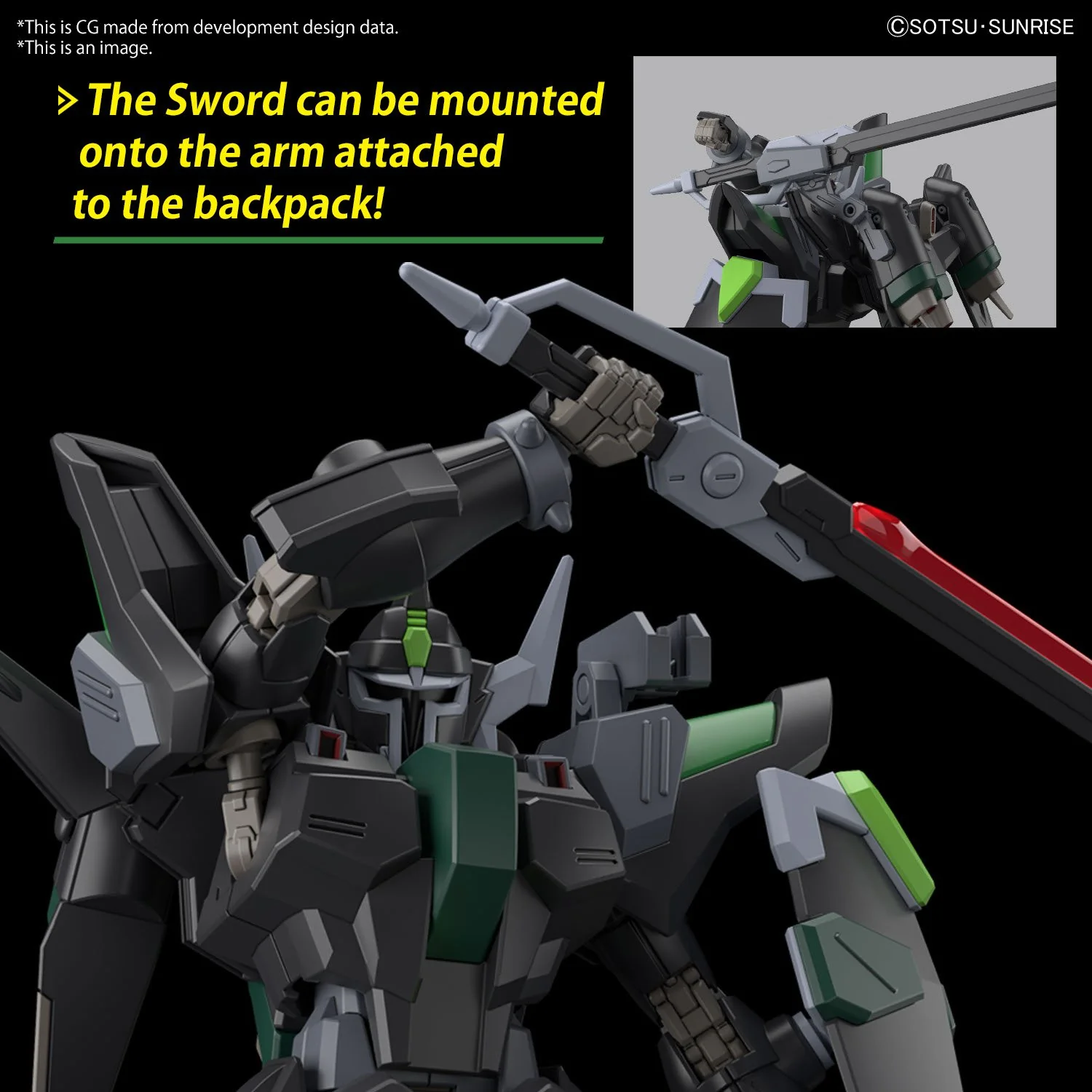 Bandai Hobby HG 1/144 #247 BLACK KNIGHT SQUAD Rud-ro.A (GRIFFIN ARBALEST CUSTOM) (2024) - Image 3