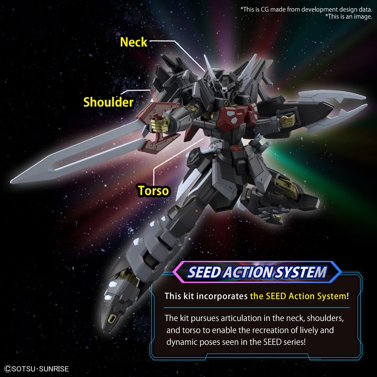 Bandai Hobby HG 1/144 #245 BLACK KNIGHT SQUAD Shi-ve.A (2024) - Image 10