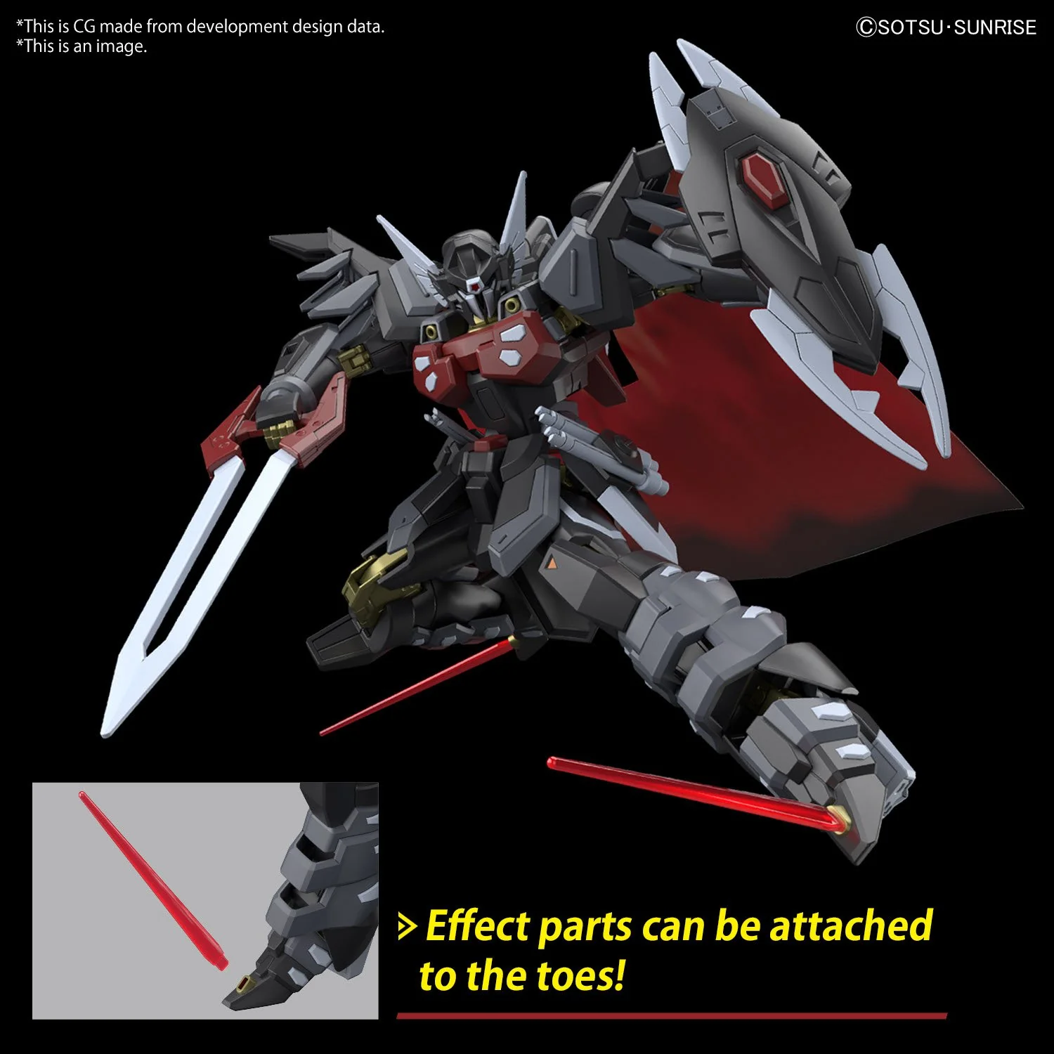 Bandai Hobby HG 1/144 #245 BLACK KNIGHT SQUAD Shi-ve.A (2024) - Image 3