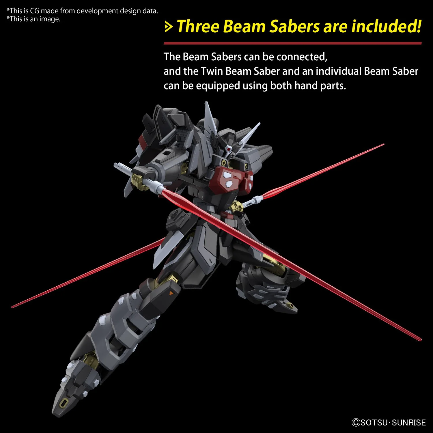 Bandai Hobby HG 1/144 #245 BLACK KNIGHT SQUAD Shi-ve.A (2024) - Image 4