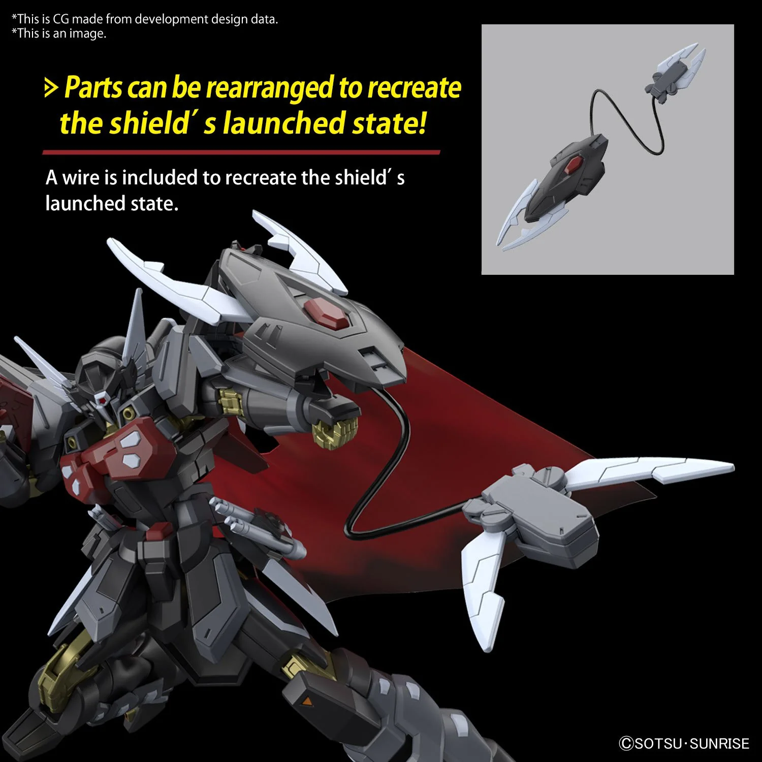 Bandai Hobby HG 1/144 #245 BLACK KNIGHT SQUAD Shi-ve.A (2024) - Image 5