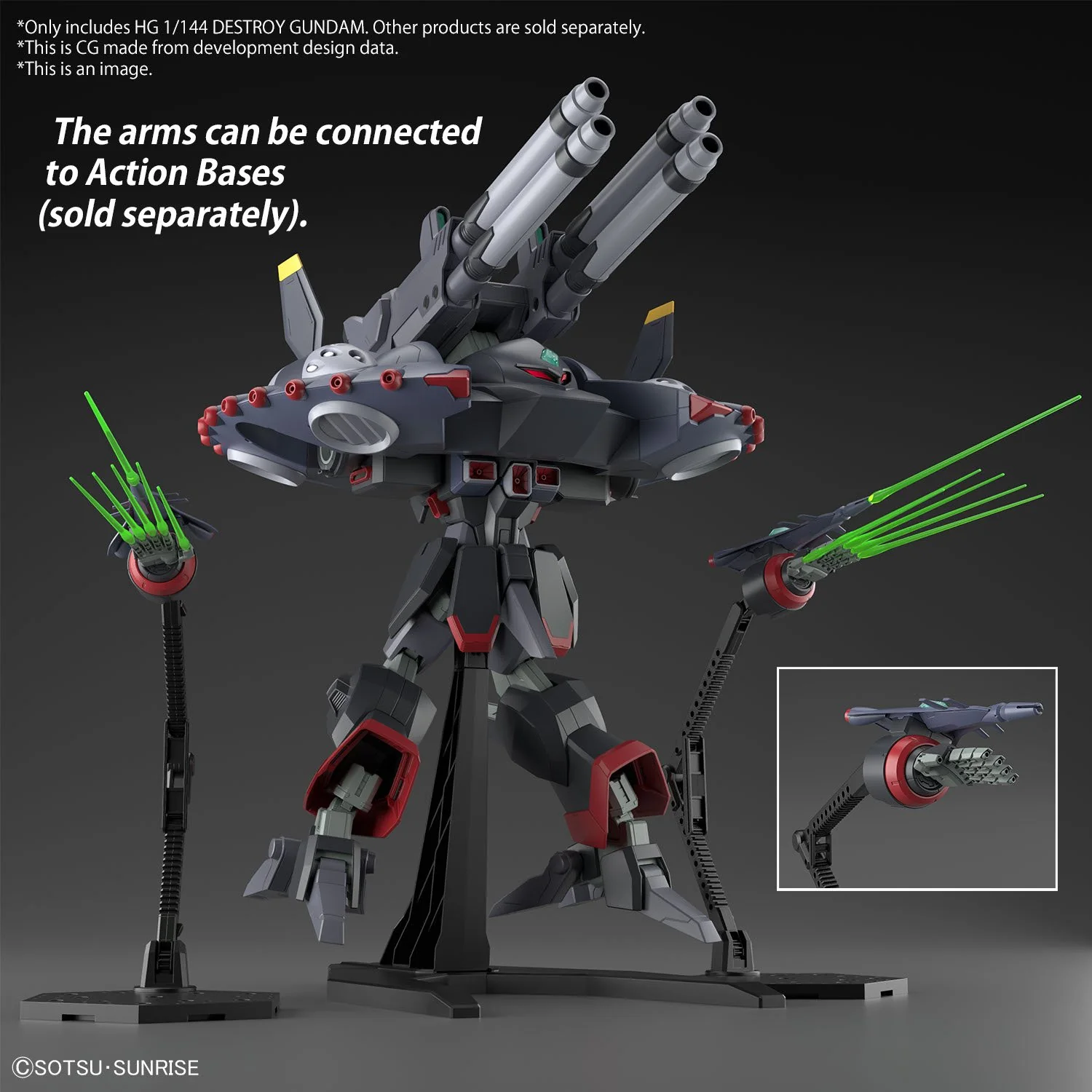Bandai Hobby HG #246 1/144 DESTROY GUNDAM(2024) - Image 8