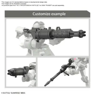 Bandai Hobby HGTWFM #10 EXPANSION PARTS SET for DEMI TRAINER(2022)    1/144 - Image 2