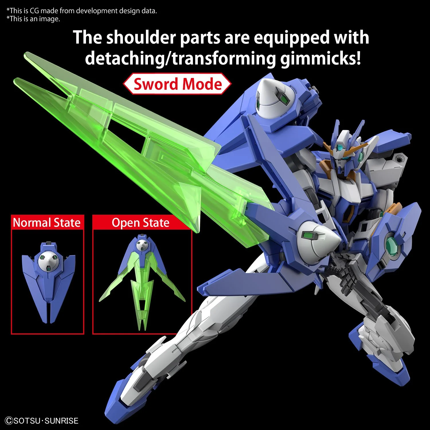 Bandai Hobby HG #05 1/144 GUNDAM 00 DIVER ARC - Image 5