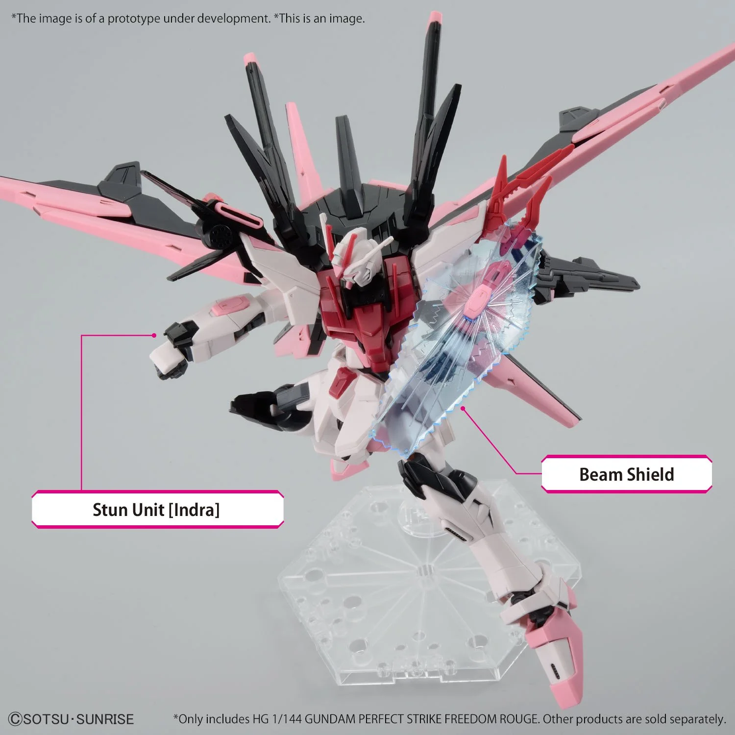 Bandai Hobby HG Build Metaverse #08 1/144 GUNDAM PERFECT STRIKE FREEDOM ROUGE(2024) - Image 7