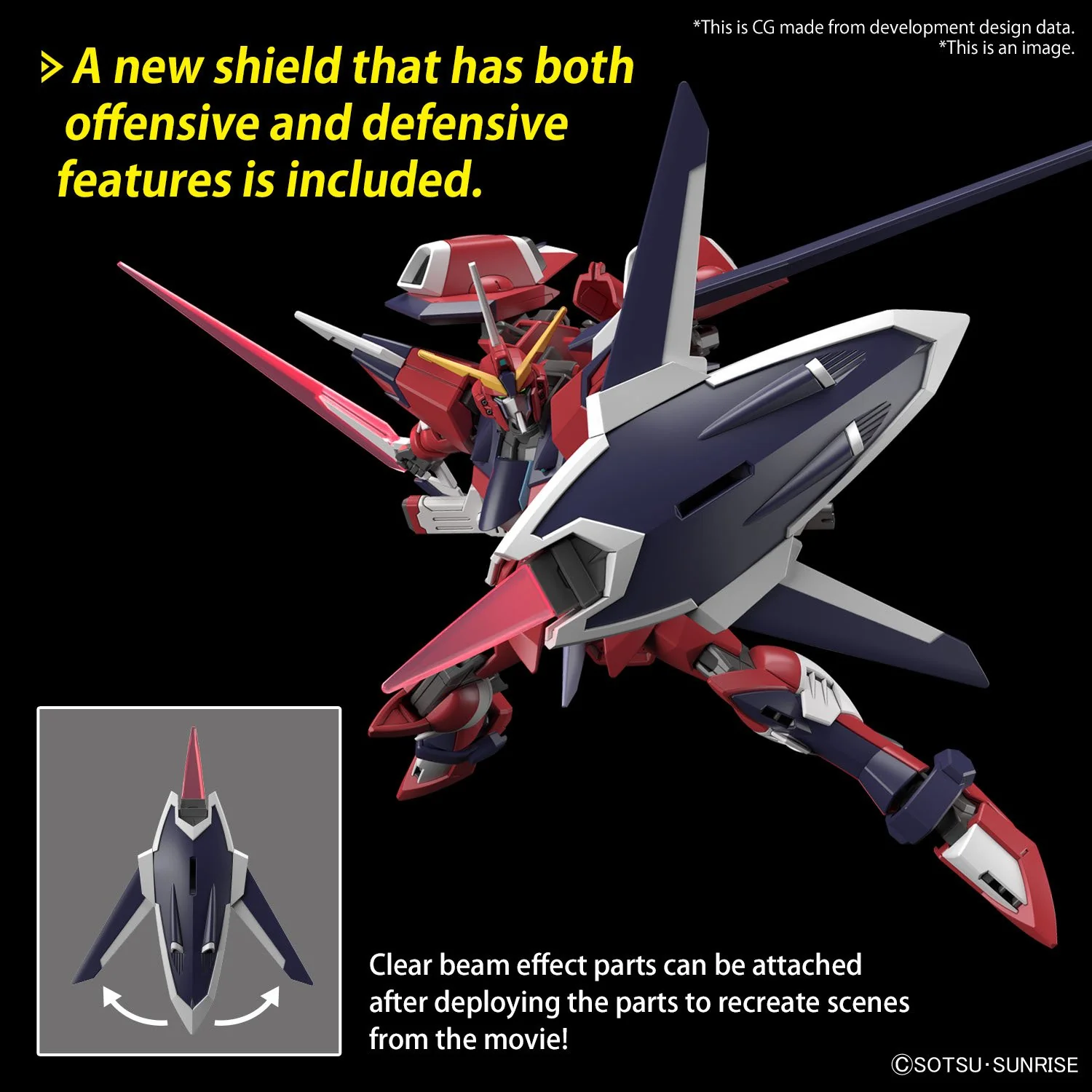 Bandai Hobby HG 1/144 #244 IMMORTAL JUSTICE GUNDAM (2024) - Image 6
