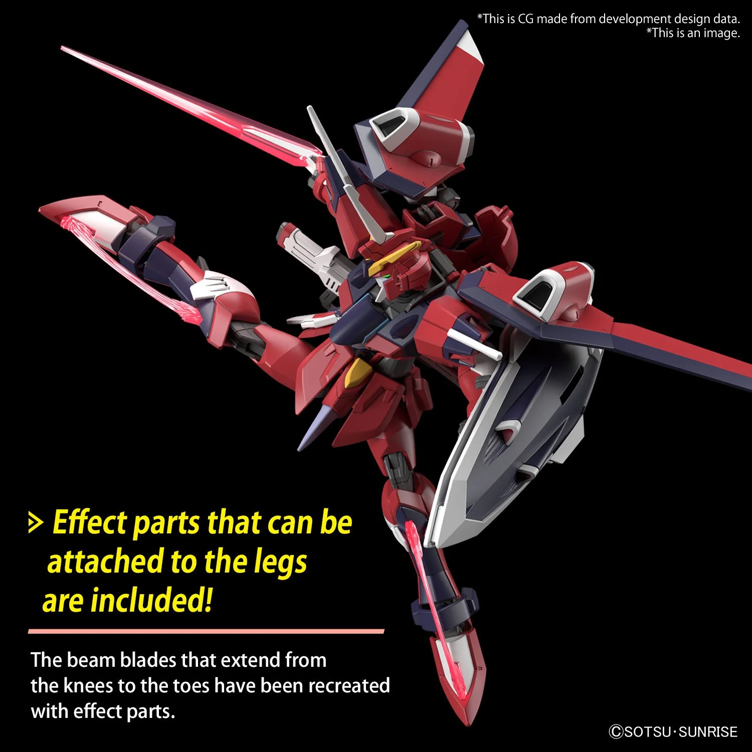 Bandai Hobby HG 1/144 #244 IMMORTAL JUSTICE GUNDAM (2024) - Image 8