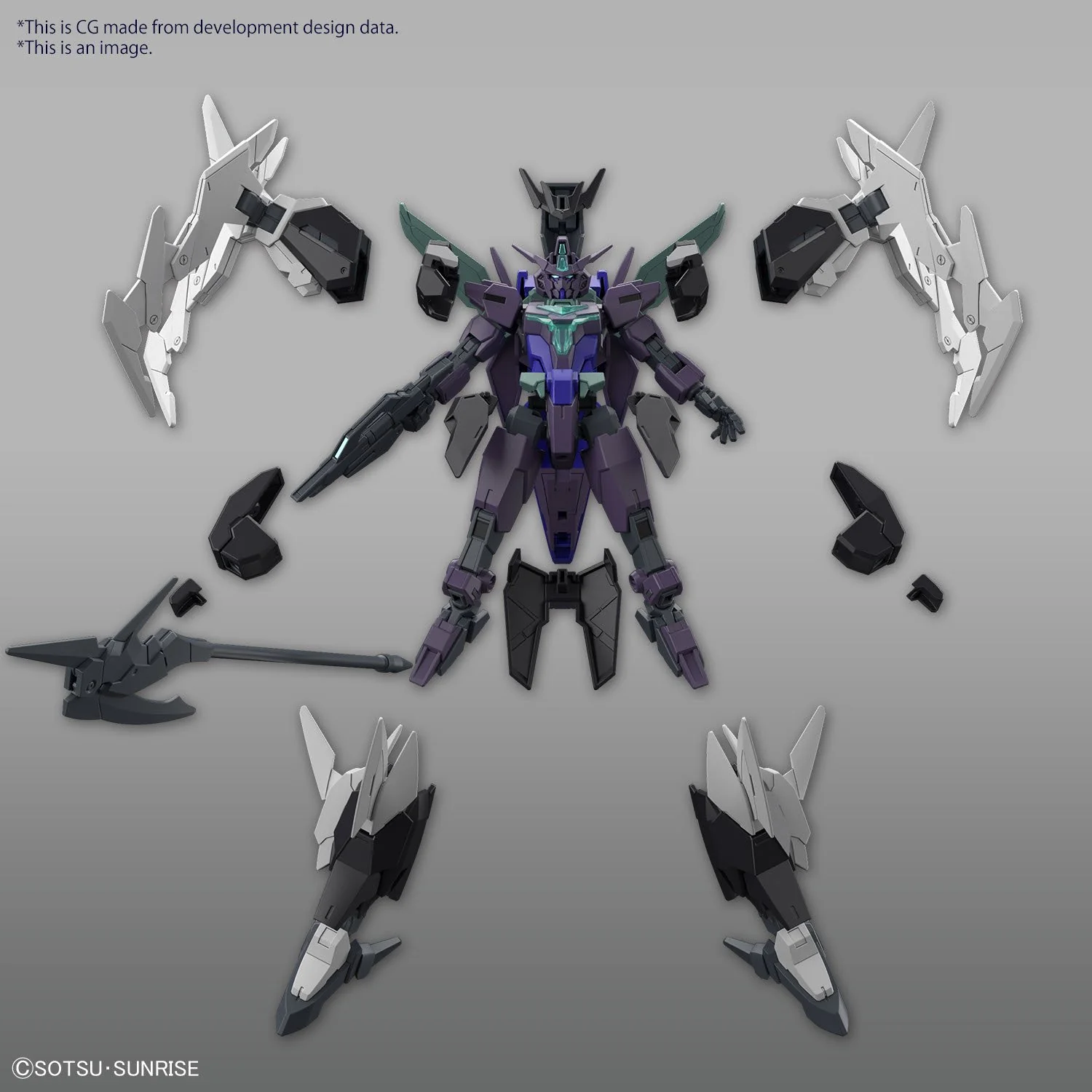Bandai Hobby HG #06 1/144 PLUTINE GUNDAM(2023) - Image 3