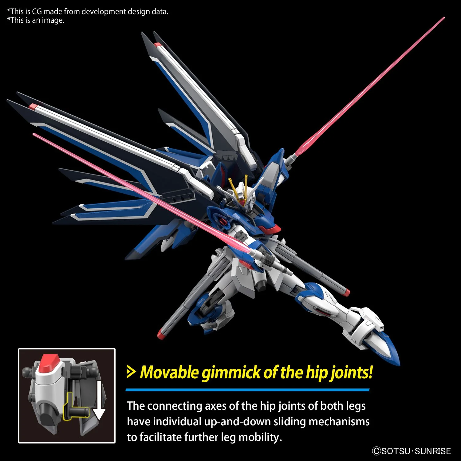 Bandai Hobby HGCE 1/144 #243 RISING FREEDOM GUNDAM (2024) - Image 10