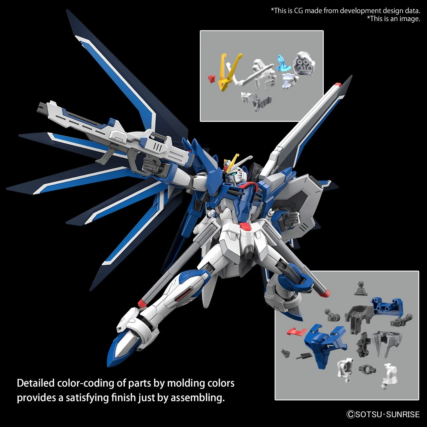 Bandai Hobby HGCE 1/144 #243 RISING FREEDOM GUNDAM (2024) - Image 11