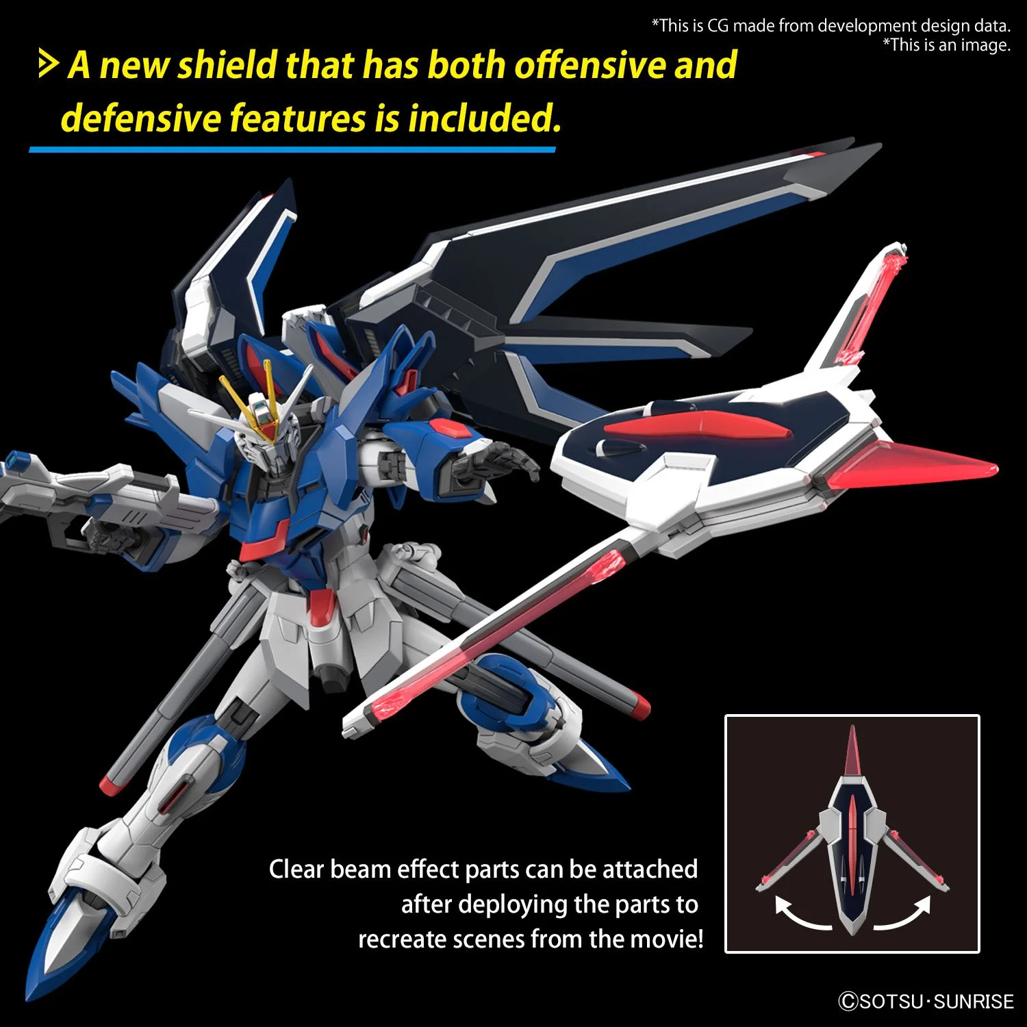 Bandai Hobby HGCE 1/144 #243 RISING FREEDOM GUNDAM (2024) - Image 8