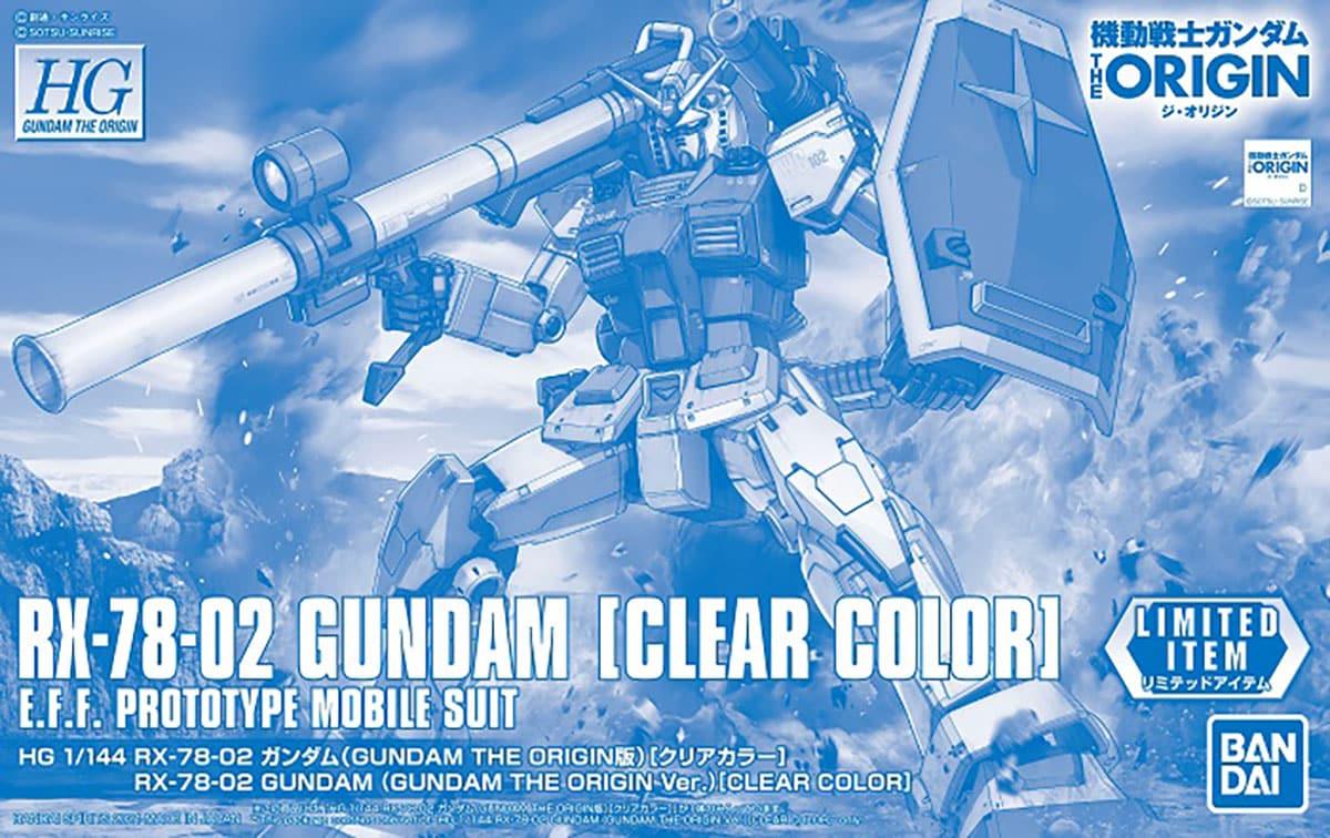 HG 1/144 RX-78-02 GUNDAM (GUNDAM THE ORIGIN Ver.) [CLEAR COLOR]