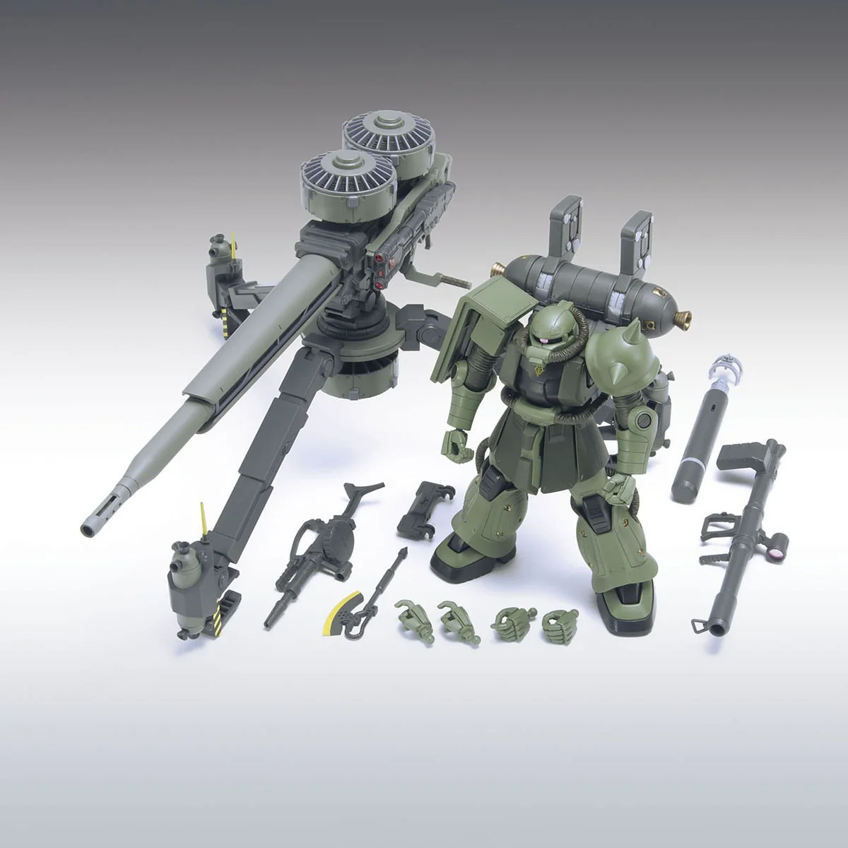 Bandai Hobby HG 1/144 ZAKU II+BIG GUN SET [GUNDAM THUNDERBOLT Ver.] - Image 5