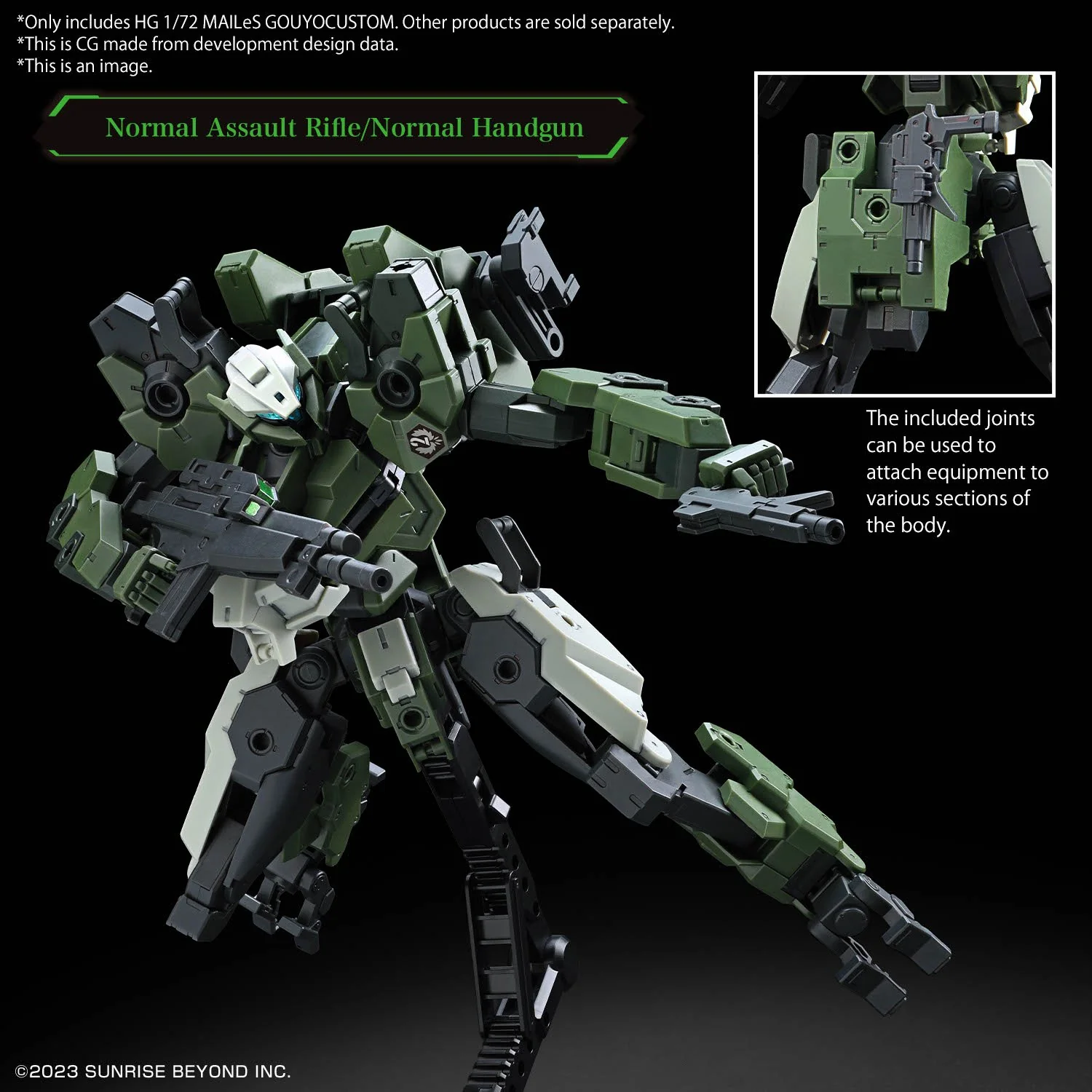 Bandai Hobby HG 1/72 MAILeS GOUYOCUSTOM (2024) - Image 4