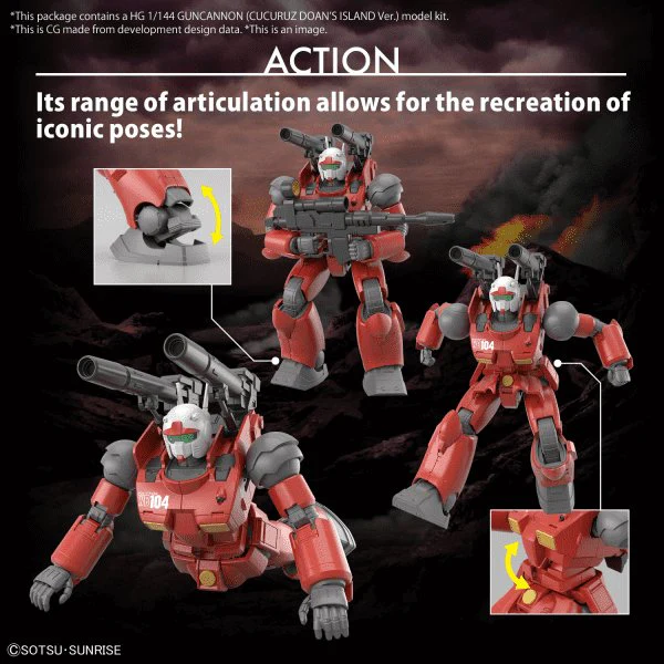 Bandai Hobby HG GUNCANNON (CUCURUZ DOAN’S ISLAND Ver.) (2023) 1/144 - Image 3