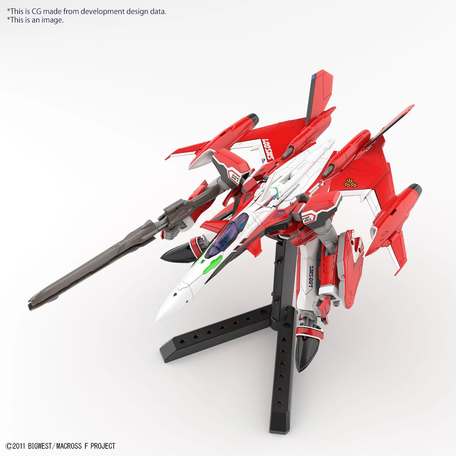 Bandai Hobby HG YF-29 Durandal Valkyrie (Alto Saotome Use) Macross Frontier 1/144 - Image 3