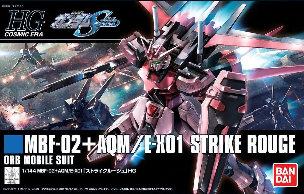 Bandai Hobby HGCE #176 MBF-02+AQM/E-X01 Strike Rouge(2014) 1/144